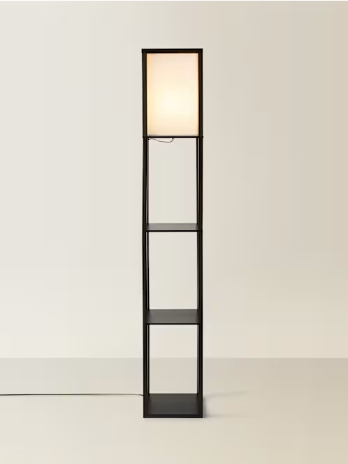 Floor Lamp with Fabric Shade