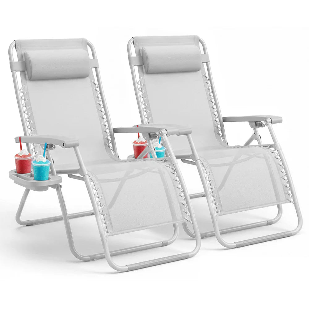 Set of 2 Zero Gravity Chairs