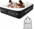 Double Air Bed with Built-in Pump