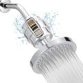 Eolax High-Pressure Filtered Shower Head 6 inch rain shower 20-stage filtration chrome